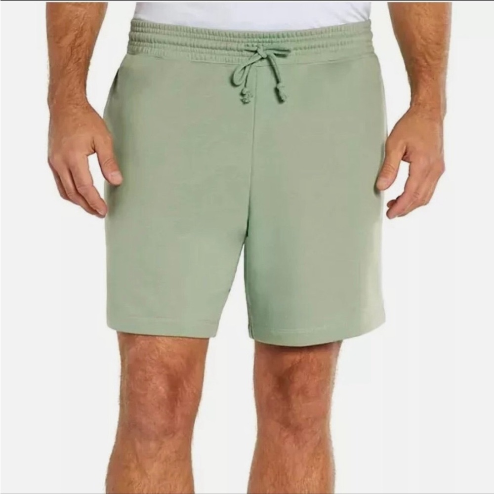Men's Light Sage Casual Drawstring Shorts